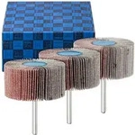 Pferd - F&auml;cherschleifer-set 3-tlg. Korund &Oslash; 60x30mm Schaft-&oslash; 6 Mm A60,...