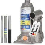 Alca&reg; Hydraulischer Wagenheber 2t I Stempelheber & Unterstellheber Aus Stahl I F&uuml;r