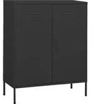 Lagerschrank Anthrazit 80x35x101,5 Cm Stahl - Vidaxl