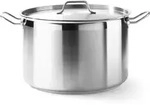 Hendi - Kochtopf, Mittel - Mit Deckel, Profi Line, 4l, ⌀200x(h)130mm