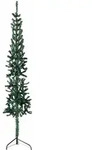 K&uuml;nstlicher Halb-weihnachtsbaum Mit St&auml;nder Schlank Gr&uuml;n 150 Cm Vidaxl