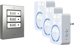 M-e Modern-electronics 100171 Funkklingel Komplett-set Beleuchtet, Klangaktiv,...