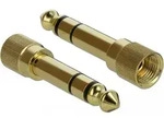 Delock Ada. 6,35mm St3,5mm Bu 3pin Metall Und Verschraubbar (65983)