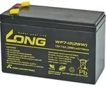 Long - Kung Blei-akkumulator Standby, Wp7-12, 12 V-, 7 Ah, Faston 4,8 Mm