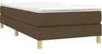 Boxspringbettgestell Dunkelbraun 90x190 Cm Stoff Vidaxl