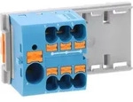 Verteilungsblock Phoenix Contact Ptfix 10/6x4-ns35 63 A 800 V