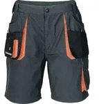 Herrenshorts Gr&ouml;&szlig;e 48 Dunkelgrau/schwarz/orange