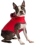 Gf Pet Elastofit Regenmantel F&uuml;r Hunde, Rot - Xs