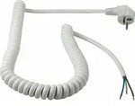 As-schwabe - Anschlussleitung Spiralkabel Bis 2,5 M Wei&szlig; H05vv-f 3g1,5 Ip20