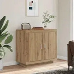 Sideboard Artisan-eiche 80x40x75 Cm Holzwerkstoff Vidaxl