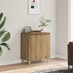 Sideboard Artisan-eiche 60x35x70 Cm Holzwerkstoff Vidaxl