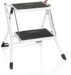 Klapptritt Solid W1 Stahl 2 Stufen Wei&szlig; Hjh Office