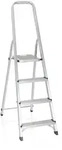 Klappleiter Solid Ii Aluminium 4 Stufen Hjh Office