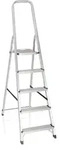 Klappleiter Solid Iii Aluminium 5 Stufen Hjh Office