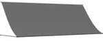 Markise Einziehbar Anthrazit 400x150 Cm Stoff Und Stahl Vidaxl