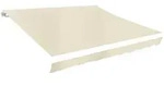 Markisenbespannung Canvas Creme 6x3 M (ohne Rahmen) - Vidaxl