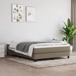 Taschenfederkernmatratze Taupe 140x190x20 Cm Stoff - Vidaxl