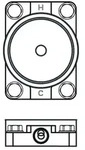 Melange - Montagek&ouml;rper A6133nu - Ideal Standard