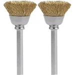 Dremel Messingb&uuml;rste 536 Schaft-&oslash; 3.2 Mm 26150536ja 2 St.