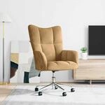 Relaxsessel Braun Samt - Vidaxl