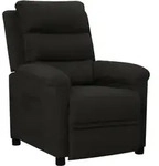 Relaxsessel Schwarz Stoff Vidaxl