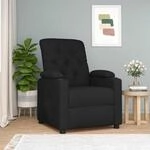 Relaxsessel Schwarz Stoff Vidaxl