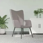 Relaxsessel Taupe Stoff Vidaxl