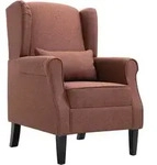 Sessel Braun Stoff - Vidaxl