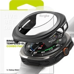 Ringke Slim & Geh&auml;rtetes Glas Galaxy Watch Ultra (47 Mm) Titan Schwarz