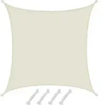 Amanka - Upf50+ Sonnensegel 4x4 Polyester Quadratisch Wasserabweisend Garten Balkon