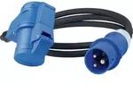 As-schwabe - Cee Verl&auml;ngerung Stecker Kupplung 16a 1,5m H07rn-f 3g2,5 Ip44
