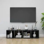Vidaxl - Tv-schr&auml;nke 4 Stk. Grau 37x35x37 Cm Holzwerkstoff