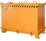 Bauer Klappbodenbeh&auml;lter Sb 2000, Lackiert, Gelborange