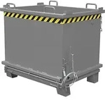 Bauer Klappbodenbeh&auml;lter Sb 1500, Lackiert, Mausgrau