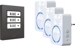 M-e Modern-electronics 100169 Funkklingel Komplett-set Beleuchtet, Klangaktiv,...