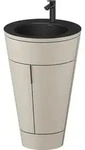 Duravit Starck 1 C-bonded Set Bodenstehend, Rund, 560x864x605mm,