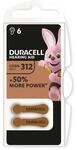 Duracell Zinc Air-knopfzelle Typ 312, 1.4v, Easy Tab, 6 St&uuml;ck