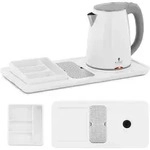 Royal Catering - Professioneller Hotel-wasserkocher Wei&szlig; 1,2 L 1800 W Mit Kaffee-