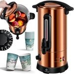 Kesser&reg; Gl&uuml;hweinkessel Mit 10 Bechern, Thermostat - 30 L, Kupfer