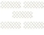 Scherenzaun 5 Stk. Tannenholz 180x60 Cm Vidaxl Braun