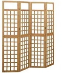 Spalier/paravent 4-teilig Massivholz Tanne 161x180 Cm - Vidaxl