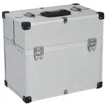 Werkzeugkoffer 38x22,5x34 Cm Silbern Aluminum Vidaxl