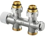 Oventrop - Multiblock T Anschlussarmatur 1/2' Au&szlig;engewinde X 3/4' Au&szlig;engewinde,