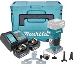 Drt 52 Stj Akku Kantenfr&auml;se 18 V 6 Mm Brushless + 2x Akku 5,0 Ah + Ladeger&auml;t +