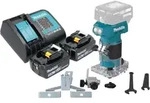 Drt 52 St Akku Kantenfr&auml;se 18 V 6 Mm Brushless + 2x Akku 5,0 Ah + Ladeger&auml;t -
