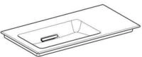 Geberit One M&ouml;belwaschtisch Abgang Horizontal, Ablagefl&auml;che
