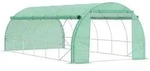 Outsunny - Foliengew&auml;chshaus Polytunnel 6 X 3 X 2 M Begehbares Gew&auml;chshaus Mit
