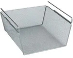 Regaleinh&auml;ngekorb M, 28 X 15 X 27,5 Cm, Silber Matt, Metall Silber - Silber Matt -