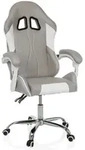 Gaming Stuhl / B&uuml;rostuhl Gamebreaker W03 Stoff Grau/wei&szlig; Mybuero