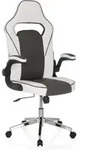 Gaming Stuhl / B&uuml;rostuhl Game Sport Pro Kunstleder Wei&szlig;/dunkelgrau Mybuero